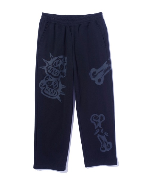 XLARGE(エクストララージ)の「ALLOVER PRINTED SWEAT PANTS(スウェットパンツ・メンズ・ブラック/グレー・S/M/L/XL)」の1枚目の写真