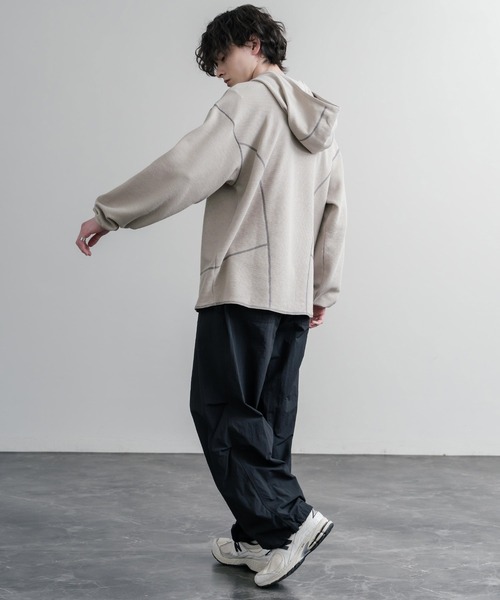 THE NORTH FACE（ザノースフェイス）の「THE NORTH FACE ザ・ノースフェイス M'S SERRA L/S HOODIE ワッフルプルオーバーパーカー（パーカー・メンズ・ブラック/グレイッシュベージュ/バーガンディー・M/L/XL）」の12枚目の写真