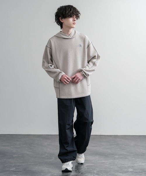 THE NORTH FACE（ザノースフェイス）の「THE NORTH FACE ザ・ノースフェイス M'S SERRA L/S HOODIE ワッフルプルオーバーパーカー（パーカー・メンズ・ブラック/グレイッシュベージュ/バーガンディー・M/L/XL）」の13枚目の写真