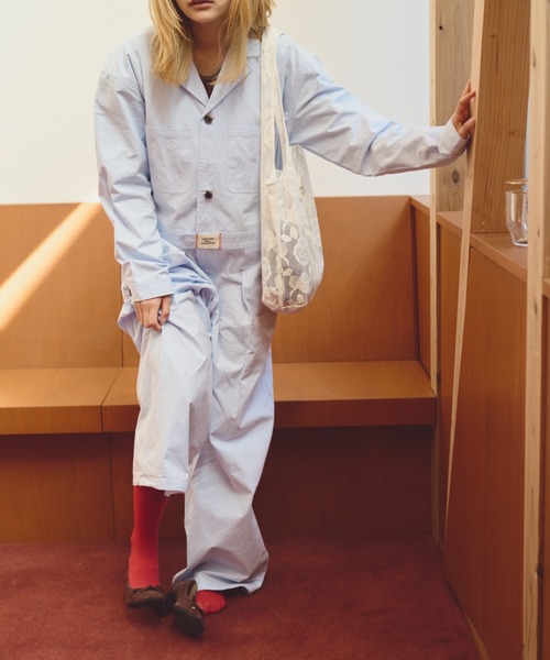 common gull products.(コモンガルプロダクツ)の「空匂うレースバッグ(トートバッグ・レディース・アイボリー・フリー)」の8枚目の写真