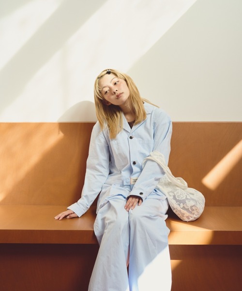 common gull products.(コモンガルプロダクツ)の「空匂うレースバッグ(トートバッグ・レディース・アイボリー・フリー)」の16枚目の写真