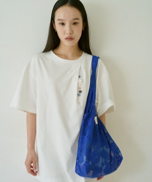 common gull products.（コモンガルプロダクツ）の「空匂うレースバッグ（トートバッグ・レディース・アイボリー/ピンク系/パープル系・フリー）」の19枚目の写真
