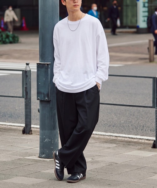 American Apparel(アメリカンアパレル)の「【American Apparel】6oz ロングスリーブTシャツ ロンT AAPP-T1304 MURS / ビッグシルエット オーバーサイズ アメアパ(Tシャツ/カットソー・メンズ・ホワイト/ブラック/サックスブルー/ベージュ/ネイビー/オレンジ/ヘザーグレー/グレー・M/S/L/XL)」の11枚目の写真