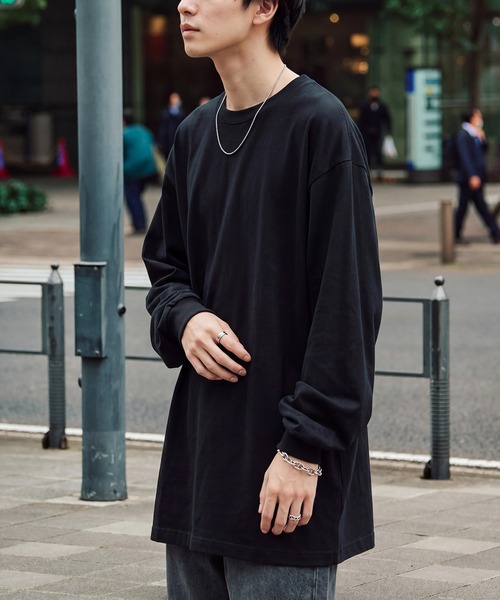 American Apparel(アメリカンアパレル)の「【American Apparel】6oz ロングスリーブTシャツ ロンT AAPP-T1304 MURS / ビッグシルエット オーバーサイズ アメアパ(Tシャツ/カットソー・メンズ・ホワイト/ブラック/サックスブルー/ベージュ/ネイビー/オレンジ/ヘザーグレー/グレー・M/S/L/XL)」の14枚目の写真