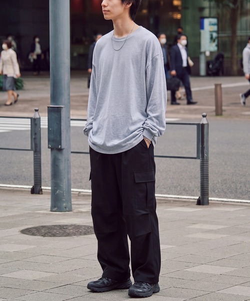 American Apparel(アメリカンアパレル)の「【American Apparel】6oz ロングスリーブTシャツ ロンT AAPP-T1304 MURS / ビッグシルエット オーバーサイズ アメアパ(Tシャツ/カットソー・メンズ・ホワイト/ブラック/サックスブルー/ベージュ/ネイビー/オレンジ/ヘザーグレー/グレー・M/S/L/XL)」の19枚目の写真