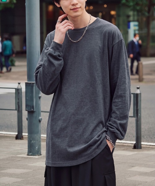 American Apparel(アメリカンアパレル)の「【American Apparel】6oz ロングスリーブTシャツ ロンT AAPP-T1304 MURS / ビッグシルエット オーバーサイズ アメアパ(Tシャツ/カットソー・メンズ・ホワイト/ブラック/サックスブルー/ベージュ/ネイビー/オレンジ/ヘザーグレー/グレー・M/S/L/XL)」の22枚目の写真