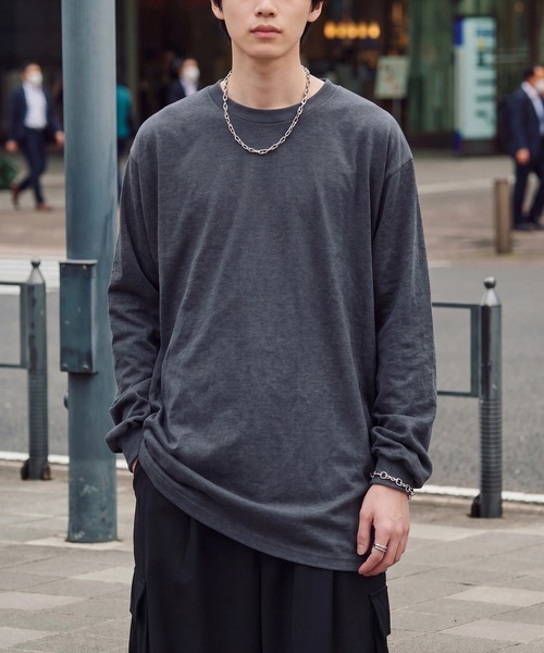 American Apparel(アメリカンアパレル)の「【American Apparel】6oz ロングスリーブTシャツ ロンT AAPP-T1304 MURS / ビッグシルエット オーバーサイズ アメアパ(Tシャツ/カットソー・メンズ・ホワイト/ブラック/サックスブルー/ベージュ/ネイビー/オレンジ/ヘザーグレー/グレー・M/S/L/XL)」の21枚目の写真