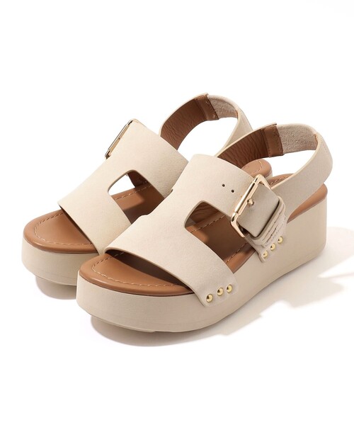 TOMORROWLAND (トゥモローランド)の「CLAIRE CHARLOTTE Sophie Suede バックストラップサンダル(サンダル・レディース・ライトグレー・38/36/37)」の1枚目の写真