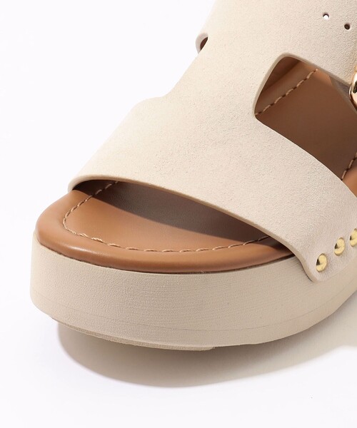 TOMORROWLAND (トゥモローランド)の「CLAIRE CHARLOTTE Sophie Suede バックストラップサンダル(サンダル・レディース・ライトグレー・38/36/37)」の6枚目の写真