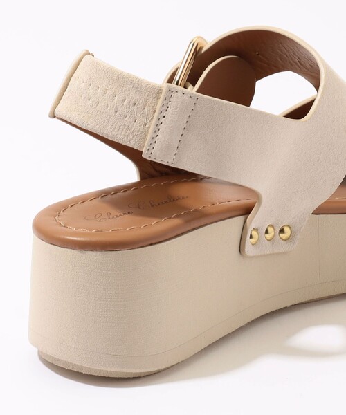TOMORROWLAND (トゥモローランド)の「CLAIRE CHARLOTTE Sophie Suede バックストラップサンダル(サンダル・レディース・ライトグレー・38/36/37)」の7枚目の写真