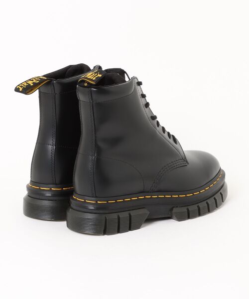 Dr. Martens（ドクターマーチン）の「【Dr.Martens】ドクターマーチン RIKARD POLISHED SMOOTH 8ホールブーツ 27833001（ブーツ・メンズ・ブラック・6inch/7inch/8inch/9inch）」の3枚目の写真