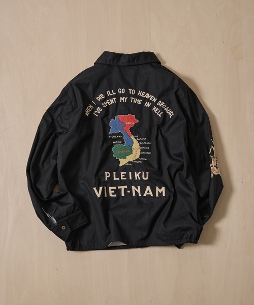 TAILOR TOYO(テーラートウヨウ)の「【TAILOR TOYO/東洋テーラー】COTTON VIET-NAM JACKET VIET-NAM MAP(その他アウター・メンズ・ブラック/ホワイト・M/L)」の14枚目の写真