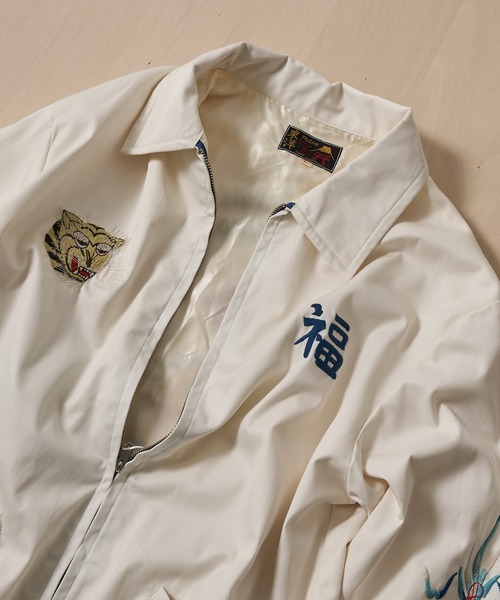 TAILOR TOYO(テーラートウヨウ)の「【TAILOR TOYO/東洋テーラー】COTTON VIET-NAM JACKET VIET-NAM MAP(その他アウター・メンズ・ブラック/ホワイト・M/L)」の6枚目の写真