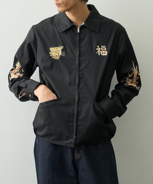 TAILOR TOYO(テーラートウヨウ)の「【TAILOR TOYO/東洋テーラー】COTTON VIET-NAM JACKET VIET-NAM MAP(その他アウター・メンズ・ブラック/ホワイト・M/L)」の9枚目の写真