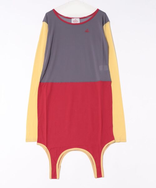 Vivienne Westwood(ヴィヴィアンウエストウッド)の「シースルードライコットンアップサイドダウントップ(Tシャツ/カットソー・レディース・グレー系その他2・FREE)」の1枚目の写真