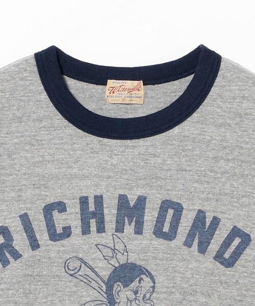 WHITESVILLE(ホワイツビル)の「WHITESVILLE / INDIAN PRINT TEE(Tシャツ/カットソー・レディース・グレー・SMALL)」の3枚目の写真
