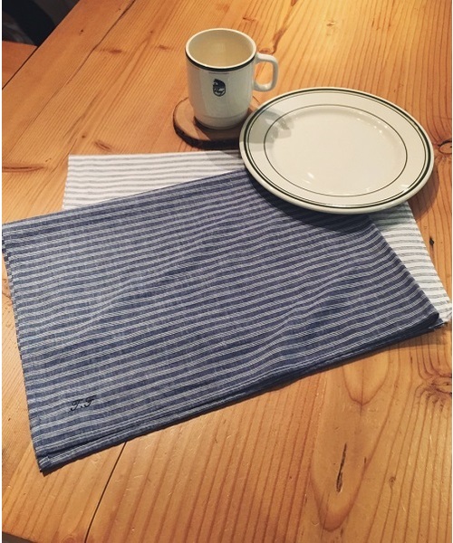 TODAYFUL(トゥデイフル)の「Border Lunch Mat A(キッチンツール・レディース・ネイビー/オフホワイト・FREE)」の2枚目の写真