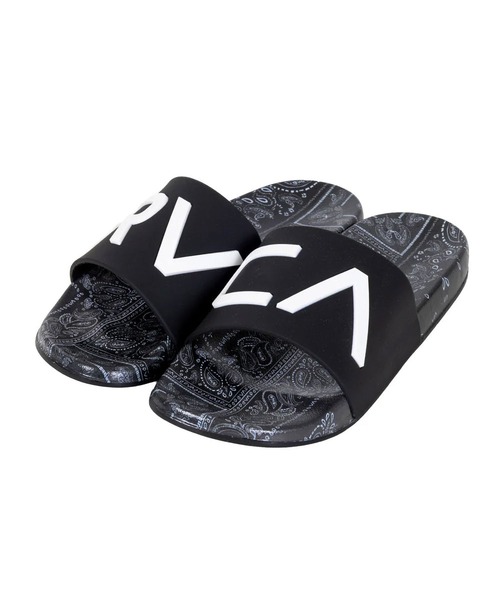 RVCA(ルーカ)の「RVCA LOGO BANDANA SANDAL(サンダル・メンズ・ブラック・L/M/XL)」の1枚目の写真