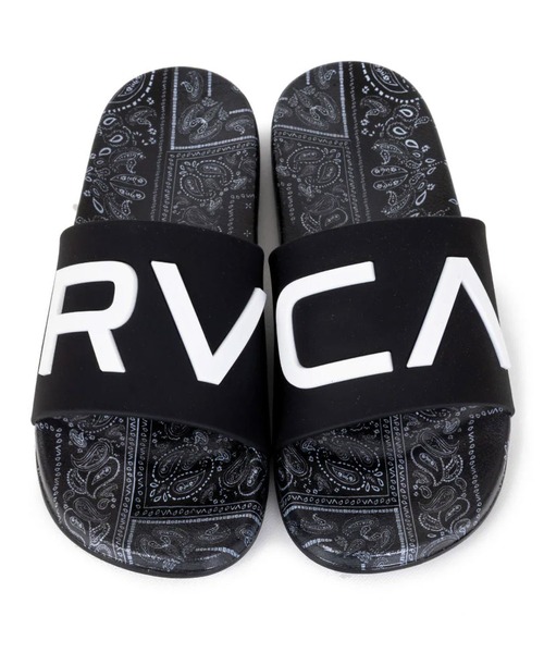 RVCA(ルーカ)の「RVCA LOGO BANDANA SANDAL(サンダル・メンズ・ブラック・L/M/XL)」の2枚目の写真