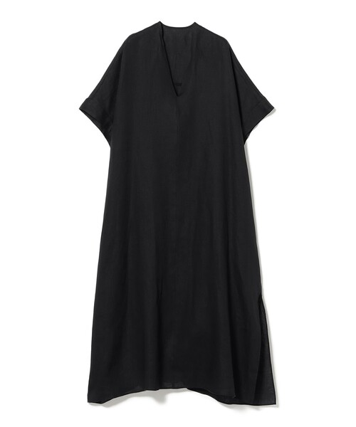 Demi-Luxe BEAMS（デミルクス ビームス）の「リネン カフタン ワンピース（ワンピース・レディース・ブラック・ONE SIZE）」の9枚目の写真