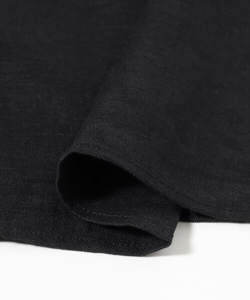 Demi-Luxe BEAMS（デミルクス ビームス）の「リネン カフタン ワンピース（ワンピース・レディース・ブラック・ONE SIZE）」の4枚目の写真