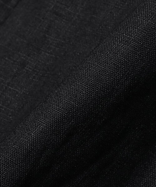 Demi-Luxe BEAMS（デミルクス ビームス）の「リネン カフタン ワンピース（ワンピース・レディース・ブラック・ONE SIZE）」の3枚目の写真