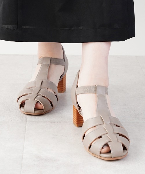 ALETTA(アレッタ)の「ALETTA-アレッタ- 究極のプレーンサンダル -編み込みメッシュ-(サンダル・レディース・キャメル/グレー/アイボリー/ブラック・S/M/L/LL)」の3枚目の写真