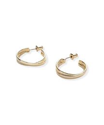 クロスラインフープピアス