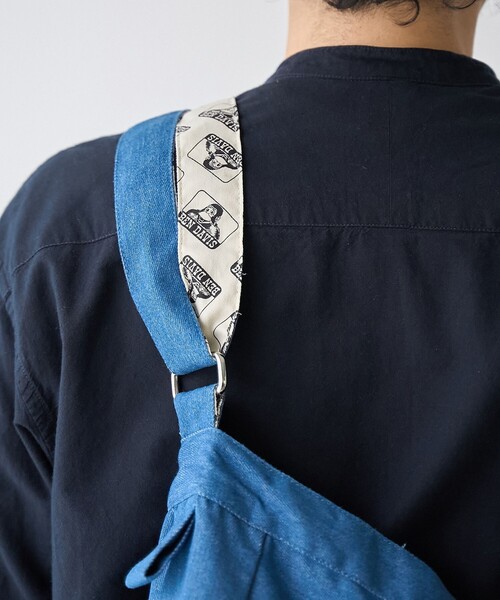 BEN DAVIS(ベンデイビス)の「【WEB限定】BENDAVIS (ベンデイビス)ニュースペーパー バッグ(ショルダーバッグ・メンズ・その他1/ネイビー/ホワイト・FREE)」の10枚目の写真