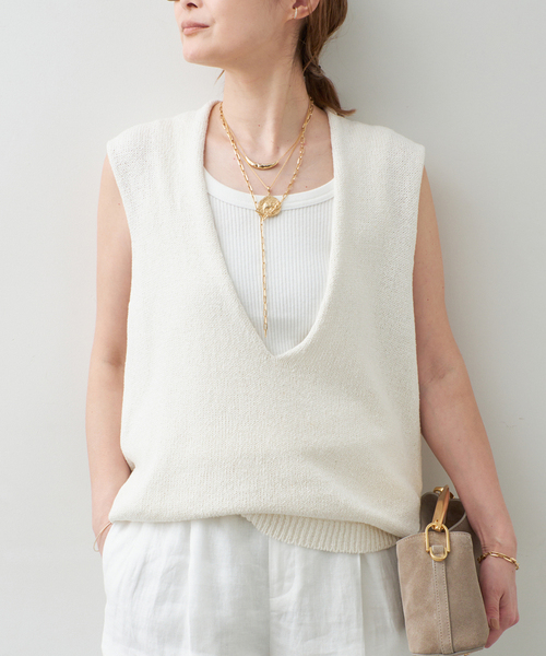 deuxieme classe a point ファーベスト　FUR VEST Deuxieme Classe（ドゥーズィエムクラス）の「【A POINT ETC