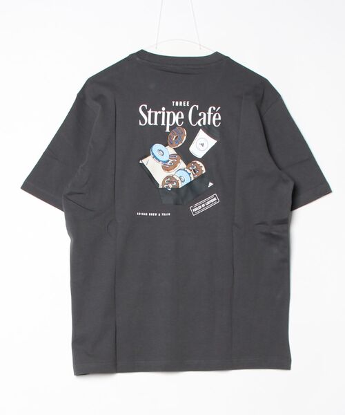 adidas(アディダス)の「アディダス adidas コーヒー カフェ ドーナッツ ボックス グラフィックTシャツ(Tシャツ/カットソー・メンズ・ダークグレー/ブラウン/ホワイト・S/M/L/LL/3L)」の15枚目の写真