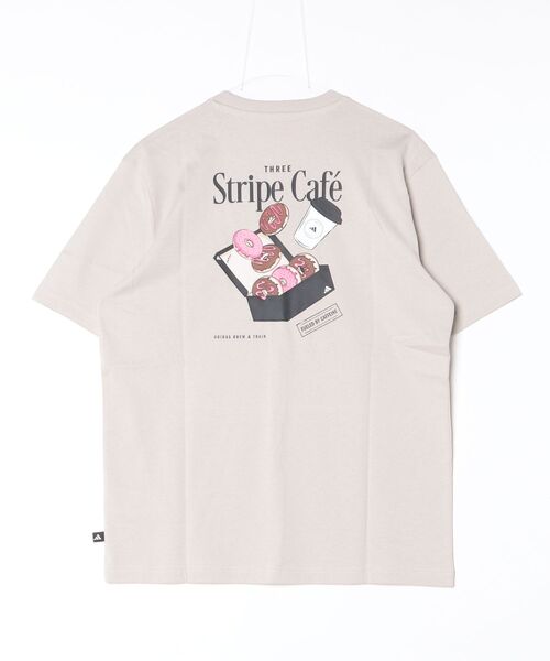 adidas(アディダス)の「アディダス adidas コーヒー カフェ ドーナッツ ボックス グラフィックTシャツ(Tシャツ/カットソー・メンズ・ダークグレー/ブラウン/ホワイト・S/M/L/LL/3L)」の17枚目の写真