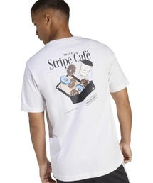 アディダス adidas コーヒー カフェ ドーナッツ ボックス グラフィックTシャツ