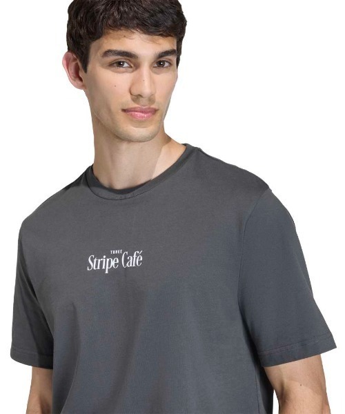 adidas(アディダス)の「アディダス adidas コーヒー カフェ ドーナッツ ボックス グラフィックTシャツ(Tシャツ/カットソー・メンズ・ダークグレー/ブラウン/ホワイト・S/M/L/LL/3L)」の13枚目の写真