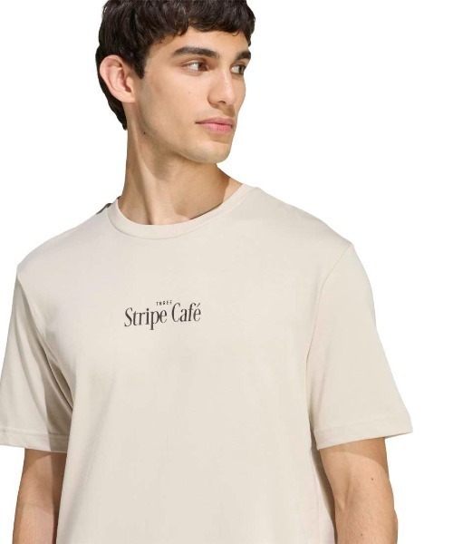 adidas(アディダス)の「アディダス adidas コーヒー カフェ ドーナッツ ボックス グラフィックTシャツ(Tシャツ/カットソー・メンズ・ダークグレー/ブラウン/ホワイト・S/M/L/LL/3L)」の6枚目の写真