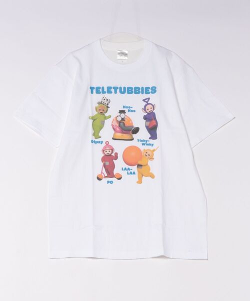 Rendez-Vous(ランデヴー)の「【 Teletubbies 】 テレタビーズ プリントTシャツ 26S4(Tシャツ/カットソー・レディース・ライトピンク/ホワイト・LARGE/MEDIUM)」の2枚目の写真