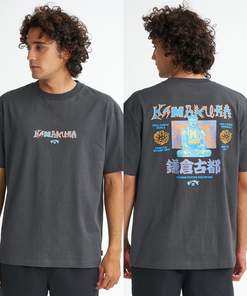 BILLABONG(ビラボン)の「BILLABONG メンズ DESTINATION KAMAKURA Tシャツ 【2026年夏モデル】(Tシャツ/カットソー・メンズ・ブラック系その他/オフホワイト・MEDIUM/LARGE)」の2枚目の写真