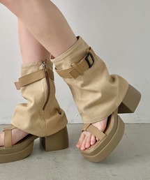 レッグカバー2WAYサンダルブーツ