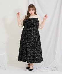 Louiosy（ルオシー）の「【Louisy】【大きいサイズ】フロントギャザーマーメイドキャミワンピース（ワンピース）」