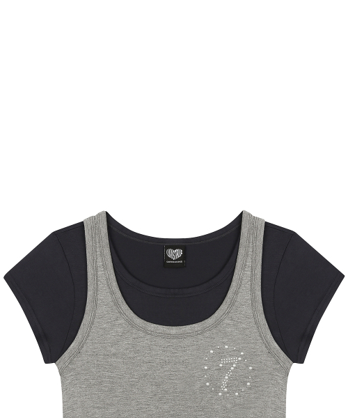 LUVISTRUE(ラヴイズトゥルー)の「SY DAMAGE LAYERED TEE(NAVY)(Tシャツ/カットソー・レディース・その他・FREE)」の4枚目の写真