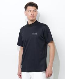 【PING APPAREL】サンベール×クールフローカノコ半袖ハイネックシャツ ＜GOLD＞ (MENS)