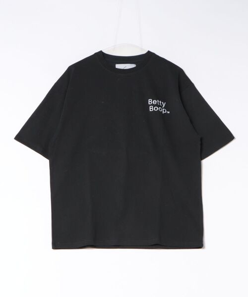BETTY BOOP(ベティ・ブープ)の「BETTY風神雷神TEE(M1)(Tシャツ/カットソー・メンズ・ホワイト/ブラック/オートミール・MEDIUM/LARGE/X-LARGE)」の12枚目の写真