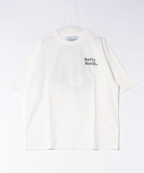 BETTY BOOP(ベティ・ブープ)の「BETTY風神雷神TEE(M1)(Tシャツ/カットソー・メンズ・ホワイト/ブラック/オートミール・MEDIUM/LARGE/X-LARGE)」の8枚目の写真