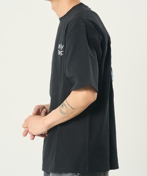 BETTY BOOP(ベティ・ブープ)の「BETTY風神雷神TEE(M1)(Tシャツ/カットソー・メンズ・ホワイト/ブラック/オートミール・MEDIUM/LARGE/X-LARGE)」の9枚目の写真