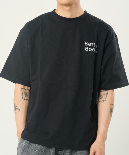 BETTY BOOP(ベティ・ブープ)の「BETTY風神雷神TEE(M1)(Tシャツ/カットソー・メンズ・ホワイト/ブラック/オートミール・MEDIUM/LARGE/X-LARGE)」の10枚目の写真