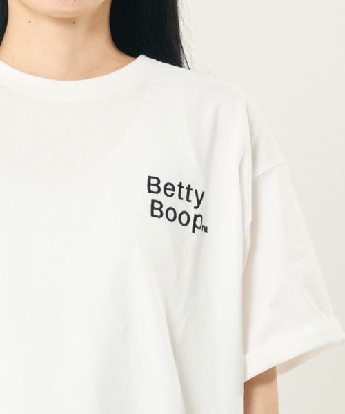 BETTY BOOP(ベティ・ブープ)の「BETTY風神雷神TEE(M1)(Tシャツ/カットソー・メンズ・ホワイト/ブラック/オートミール・MEDIUM/LARGE/X-LARGE)」の7枚目の写真