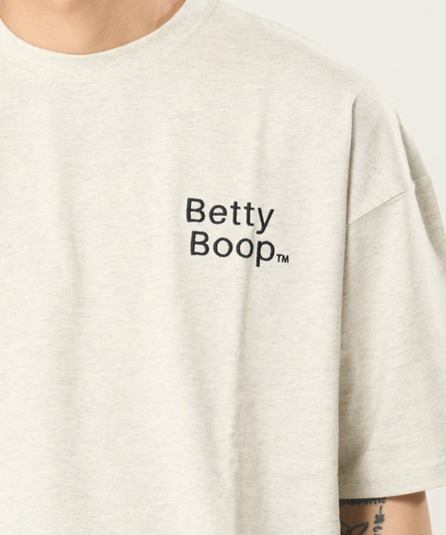 BETTY BOOP(ベティ・ブープ)の「BETTY風神雷神TEE(M1)(Tシャツ/カットソー・メンズ・ホワイト/ブラック/オートミール・MEDIUM/LARGE/X-LARGE)」の15枚目の写真