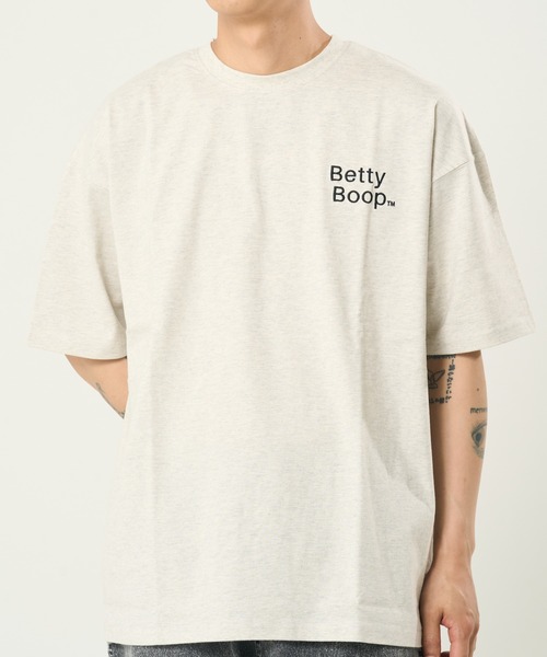 BETTY BOOP(ベティ・ブープ)の「BETTY風神雷神TEE(M1)(Tシャツ/カットソー・メンズ・ホワイト/ブラック/オートミール・MEDIUM/LARGE/X-LARGE)」の13枚目の写真