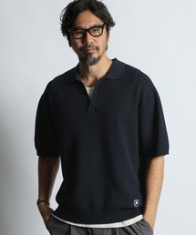 BCI COTTON MESH KNIT SKIPPER POLO：メッシュニット スキッパーポロ / ドライタッチ / 軽量 / サマーニット
