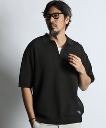 The DUFFER of ST.GEORGE（ザダファーオブセントジョージ）の「BCI COTTON MESH KNIT SKIPPER POLO:メッシュニット スキッパーポロ   ドライタッチ   軽量   サマーニット（ポロシャツ）」
